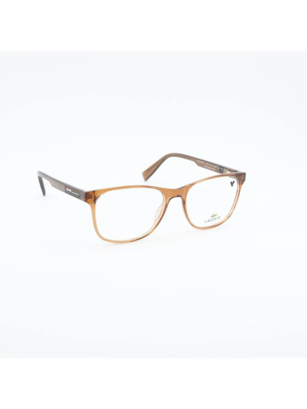 Lacoste L2979 N 210 Eyeglasses Transparent Brown 54mm Square Frame
